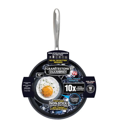 Granite Stone 12" Non-Stick Scratch-Resistant Frying Pan - Walmart.com