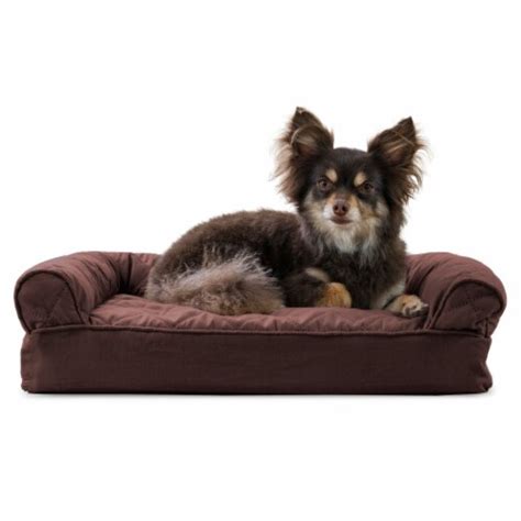 FurHaven Quilted Memory Sofa Dog Bed|Small, Coffee, Small - Ralphs