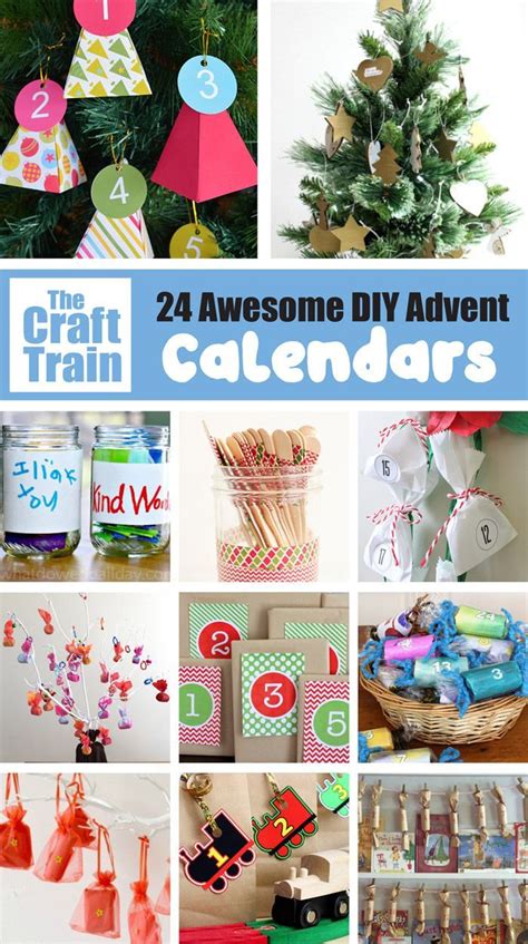 24 Awesome DIY Advent Calendar ideas | The Craft Train | Diy advent ...