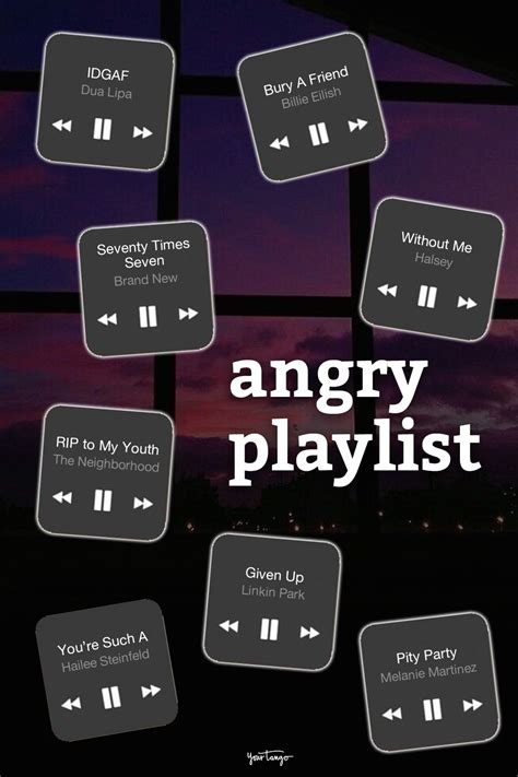 30 Best Angry Songs To Play On Repeat When You're Mad in 2021 | Songs ...