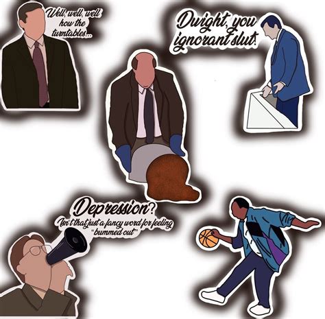 The Office Stickers the Office Quotes the Office Decals - Etsy