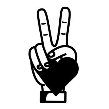 Peace and Love Symbol