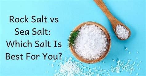 Rock Salt vs Sea Salt: Which Salt is Best For You? - The Kidney Dietitian