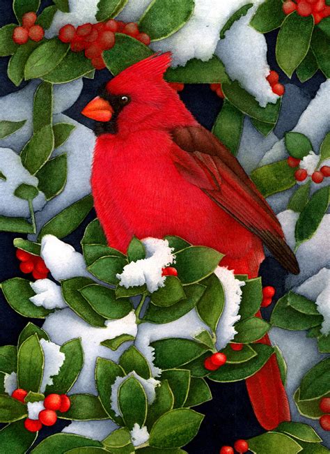 Christmas Cardinal by GypsyAlex on DeviantArt