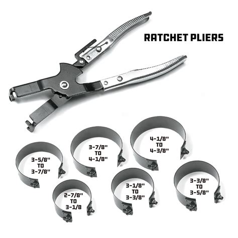 Piston Ring Compressor Tool Set for Car Engine - Vehicle