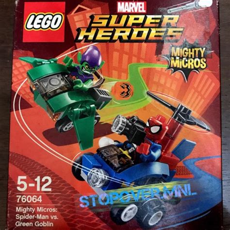 LEGO Super Heroes Mighty Micro: Spider-Man VS Green Goblin Shopee ...