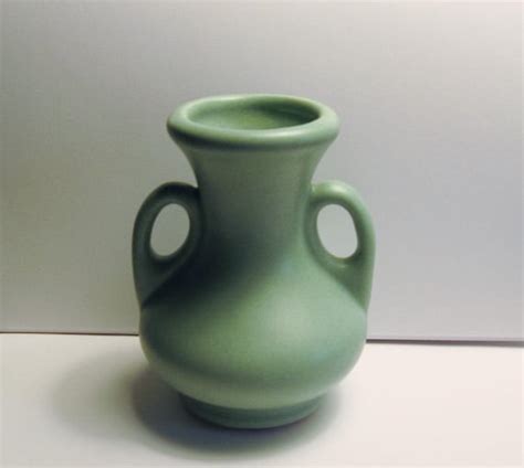 Restoration Hardware Royal Haeger Miniature Green Pottery Vase