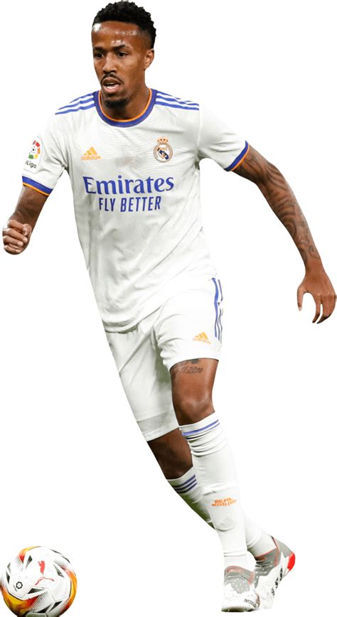 Éder Militão Real Madrid football render - FootyRenders