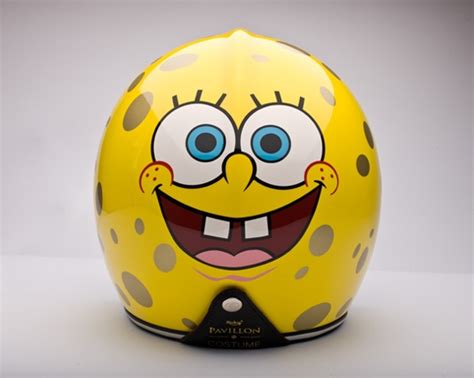 Pavillon SpongeBob | Ruby helmets, Helmet design, Helmet