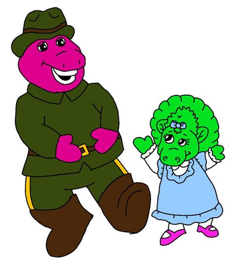 Barney and Baby Bop by KingofAmericanArgent on DeviantArt