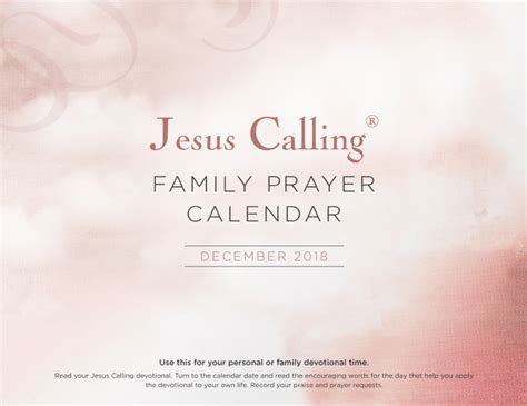 12-Jesus-Calling-December-Family-Prayer-Calendar | Jesus Calling