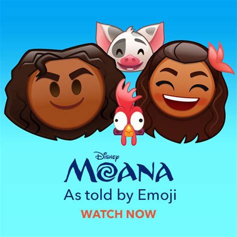 Moana Disney Emoji