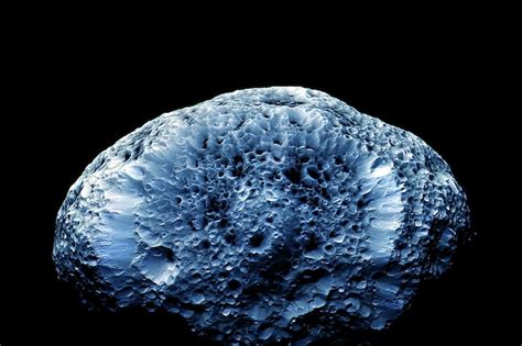 Premium Photo | An asteroid in space on a dark background elements of this image furnished by nasa