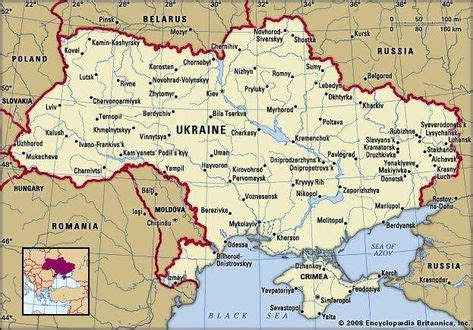 Pin by Dale Lund on Nations of the World | Ukraine, Russia, Map