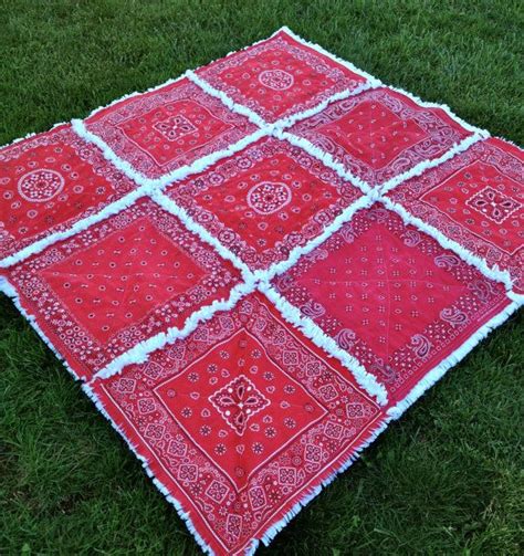 This item is unavailable - Etsy | Rag quilt, Bandana quilt, Quilt making