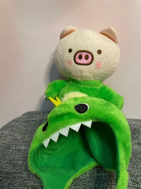 Dino Pig Plush, Hobbies & Toys, Toys & Games on Carousell