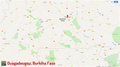 Ouagadougou Map - Burkina Faso