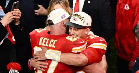 Chiefs' Patrick Mahomes: Travis Kelce's NFL Super Bowl 58 Speech Was ...