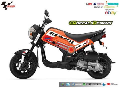 HONDA Navi REPSOL Edition Kit -ORANGE – CR Decals Designs