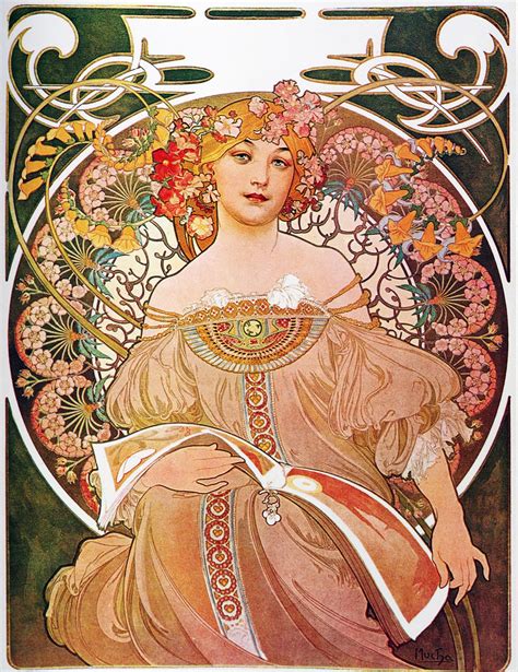 Alphonse Mucha - P1 Reverie/Daydream, 1896. | P1 Reverie/Day… | Flickr