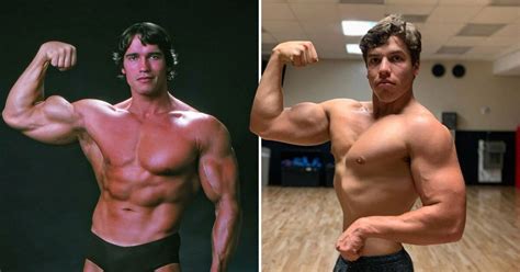 Arnold Schwarzenegger’s son Joseph Baena shows off impressive biceps