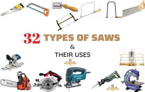 32 Types of Saws and Their Uses [With Pictures] - Start Woodworking Now