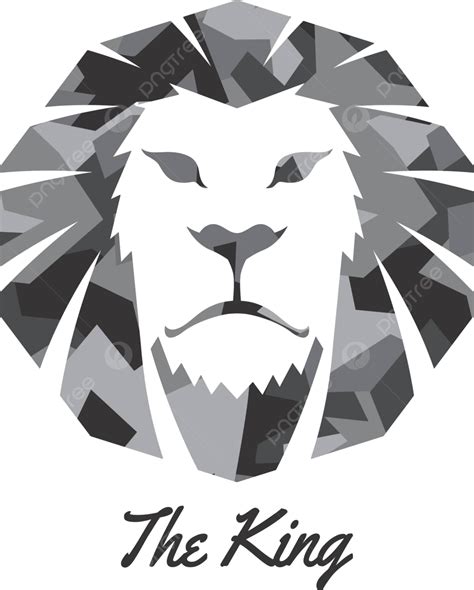 King Lion Endangered Species Logo Sign Vector Wild Endangered Bravery ...