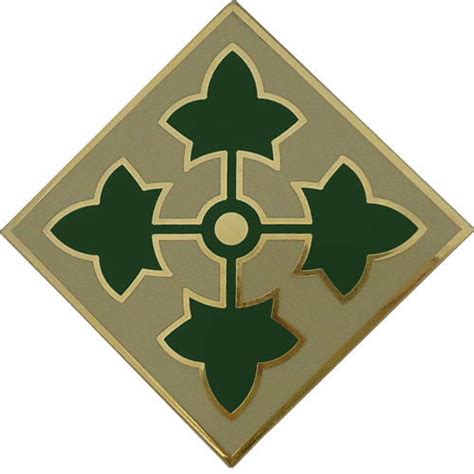 4th Infantry Division Combat Service Identification Badge | USAMM