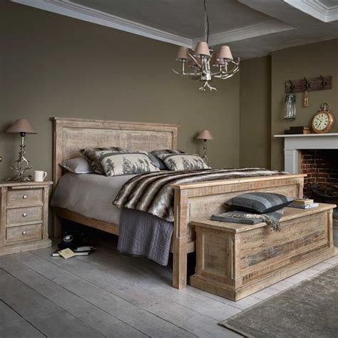 Móveis Rústicos de Madeira: Como ter em Casa + 48 Inspirações 2023 | Wood bedroom sets, Rustic ...