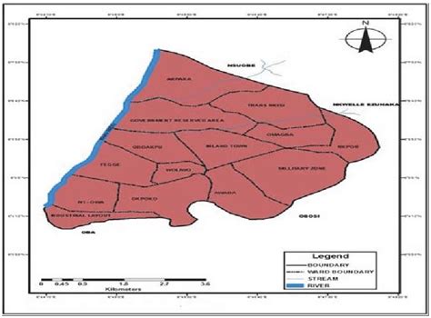 Map of Anambra State showing the study area Source: Department of... | Download Scientific Diagram