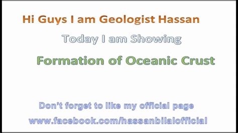 Formation of oceanic crust - YouTube