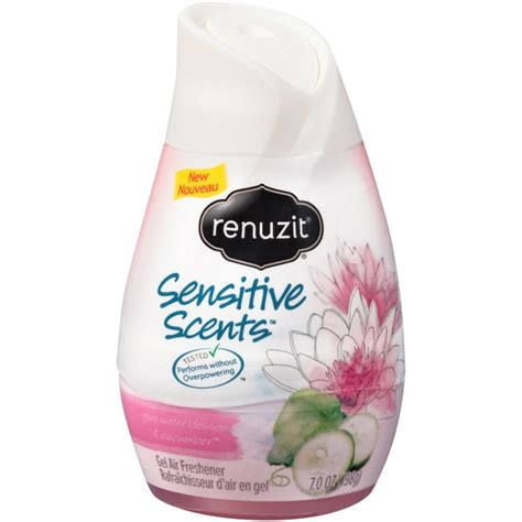 Renuzit Sensitive Scents Pure Water Blossom & Cucumber Gel Air Freshener, 7 oz - Walmart.com ...