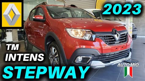 NUEVO Renault STEPWAY INTENS 2023 transmisión manual | Todo$$$ los detalles 😃👍🏼 - YouTube