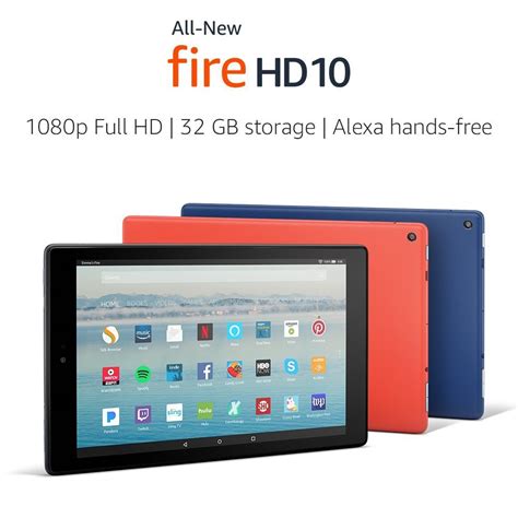 FIRE HD 10 with Alexa Hands-Free - Best Reviews Tablet