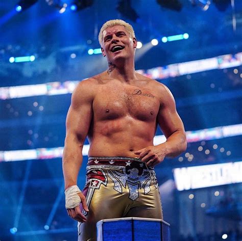 Dustin Rhodes Has Only Two Words for His Brother Cody Rhodes After He ...