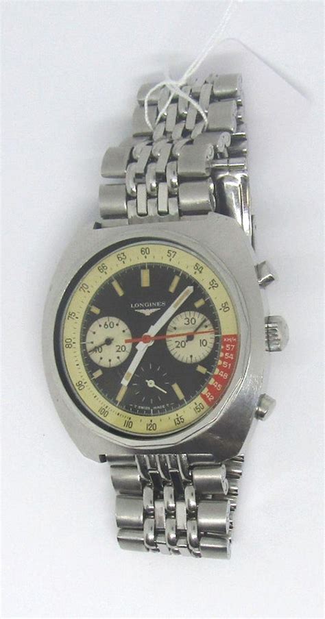 Bid Now: Vintage Longines Chronograph Watch - October 4, 0122 11:00 AM EDT