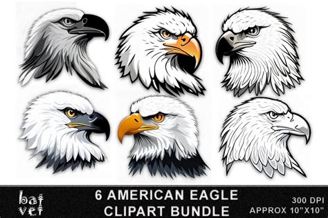 Patriotic Eagle Clipart Bundle | American Eagle PNG Design - Clip Art Library