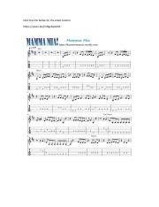 mamma_mia_guitar_tab_easy.pdf - Click the link below for the video ...