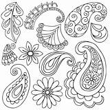 Easy Paisley Coloring Pages At GetDrawings  Free Download sketch template