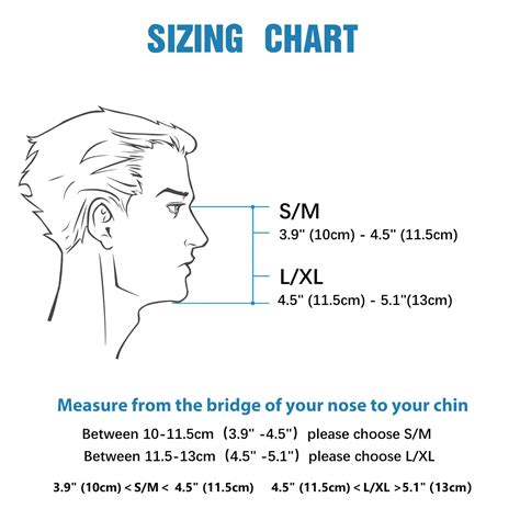 Snorkel Mask Size Chart – Unigear