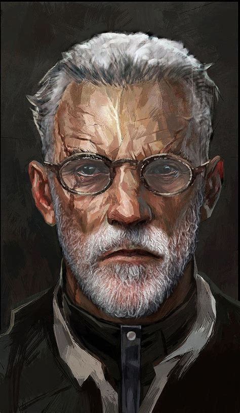 A romanticized portrait of Old Man Daud by Atypicalgamergirl.deviantart.com on @DeviantArt | Old ...