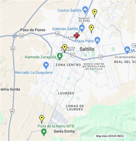 Mapa Oficial de Saltillo, Coahuila - Google My Maps