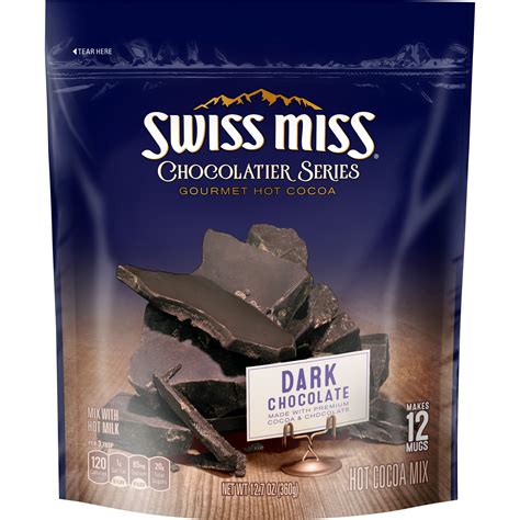 Swiss Miss Chocolatier Series Dark Chocolate Gourmet Hot Cocoa Mix, 12.7 Oz – Walmart Inventory ...