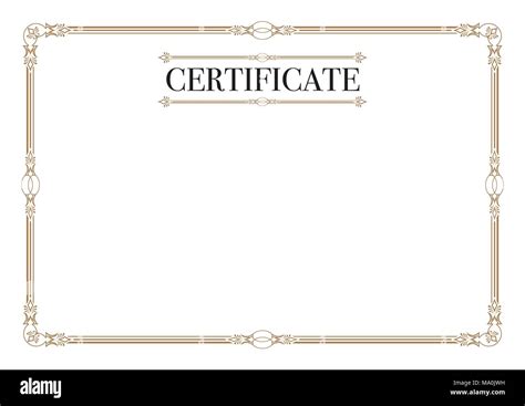 Certificate Border for Excellence Performance Stock Vector Image & Art ...