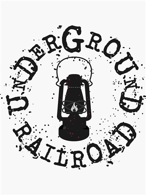 "Underground Railroad" Sticker for Sale by ArtofDissent | Redbubble