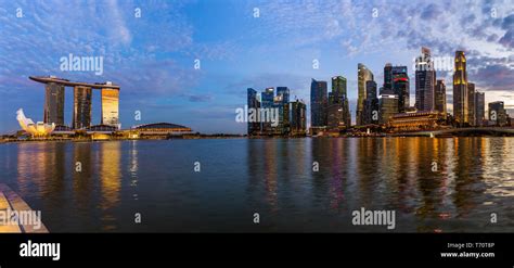 Singapore city skyline Stock Photo - Alamy