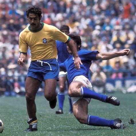 #Rivelino during the World Cup Final #Brazil v #Italy at #WC1970 ...