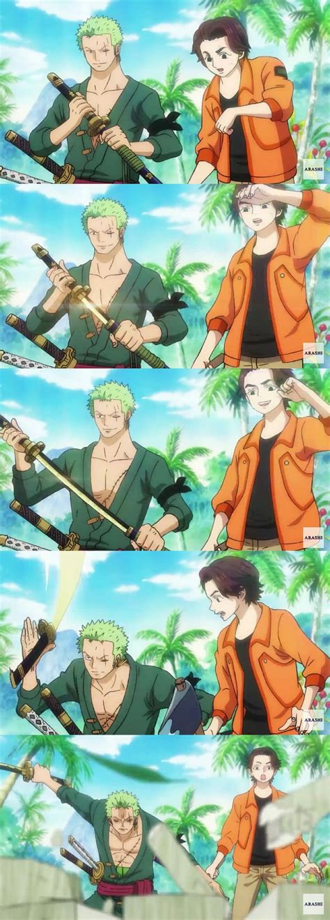 Zoro use Enma Sword