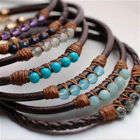 12 DIY Amazing Bracelet Ideas Using Leather