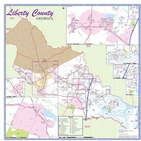 LIBERTY-COUNTY-MAP-2016 | Liberty County, Georgia | Hospitality, Commerce